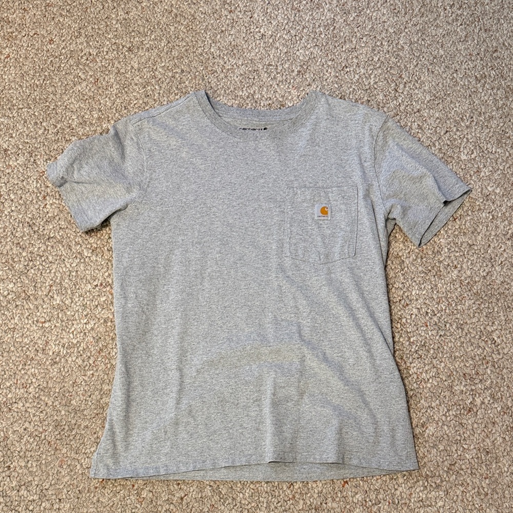 Carhartt Women’s Heather Gray Pocket Tee